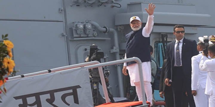 Moment of triple happiness for Indian Navy: