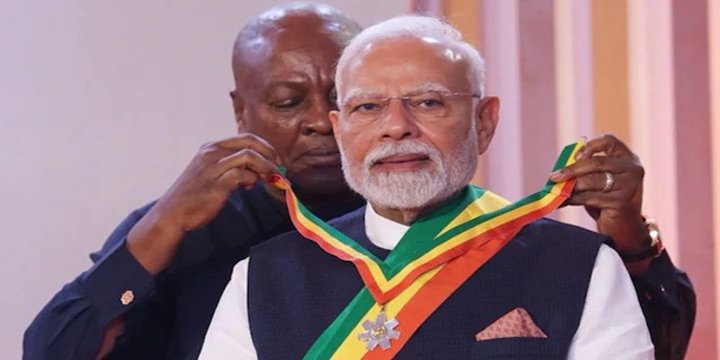 PM MODI VISITS GHANA