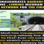 MIZORAM GETS FIRST RAIL LINK