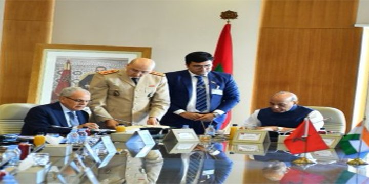INDIA MOROCCO DEFENCE COOPERATION MoU SIGNED