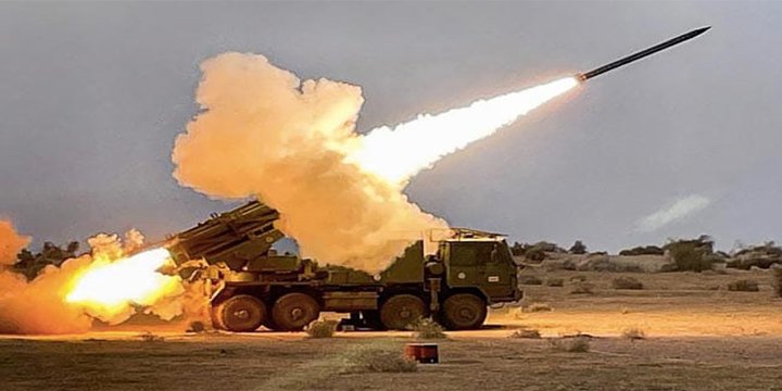 DRDO TESTS PINAKA ROCKET