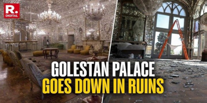 GOLESTAN PALACE DAMAGED