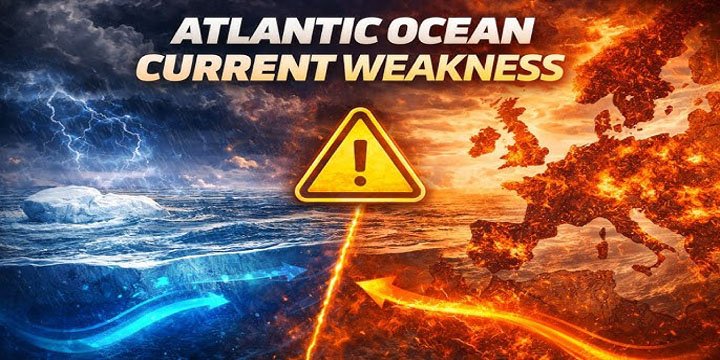 ATLANTIC OCEAN CURRENT WEAKENING
